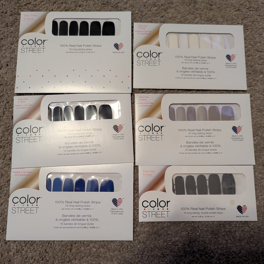 Color Street Nail Polish Strips Set